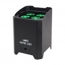 LEDJ Rapid QB1 RGBA IP Uplighter, Black