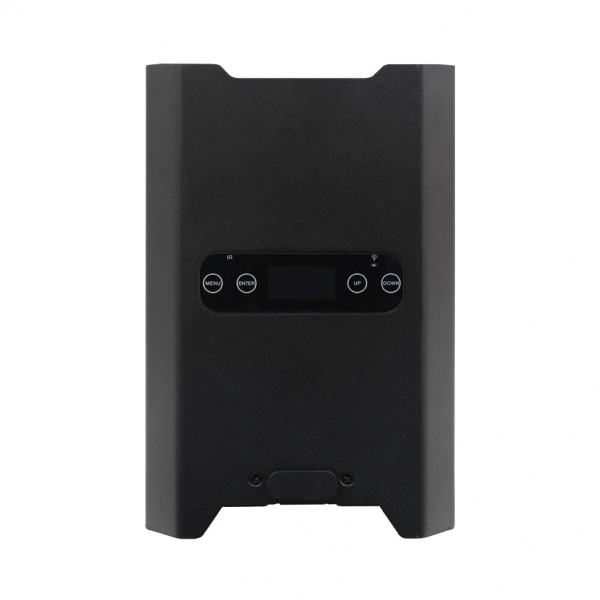 LEDJ Rapid QB1 RGBA IP Uplighter, Black - Rear, Flat