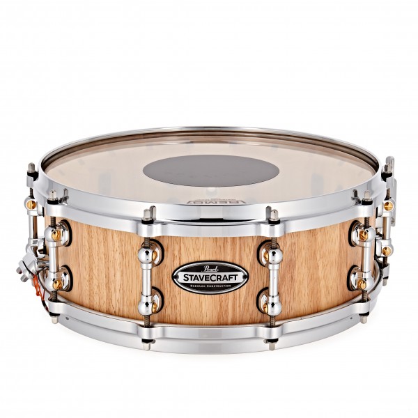 Pearl Stavecraft 14" x 5" Thai Oak Snare Drum, Satin Natural