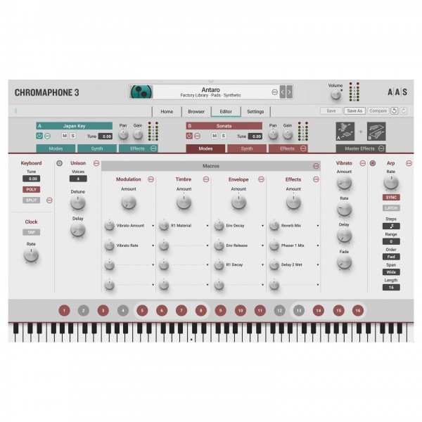 Chromaphone 3, Digital Delivery Screenshot