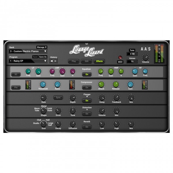 AAS Lounge Lizard EP-4, Digital Delivery Effects