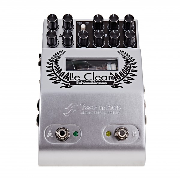 Two notes Le Clean プリアンプ Two Notes Le Clean 2-channel U.S. Tones Tube Preamp Pedal Reviews