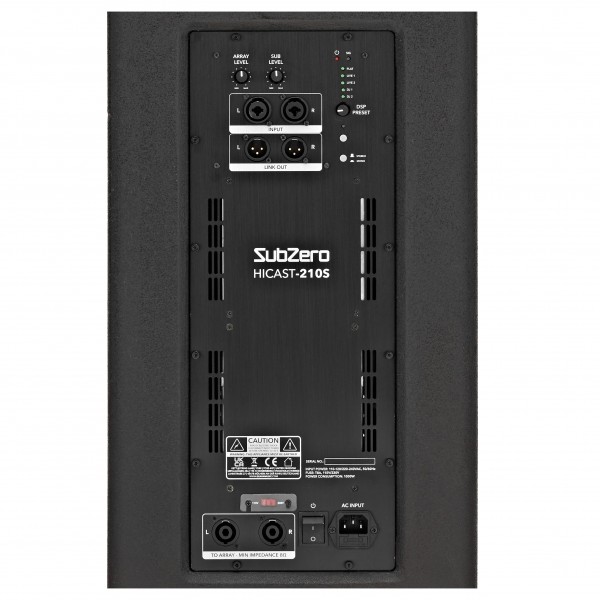 SubZero HiCAST Twin 10" Active Subwoofer