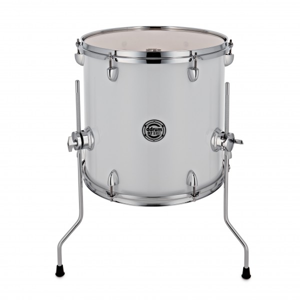 DDrum D2 14 x 14'' Add-on Floor Tom, White Gloss