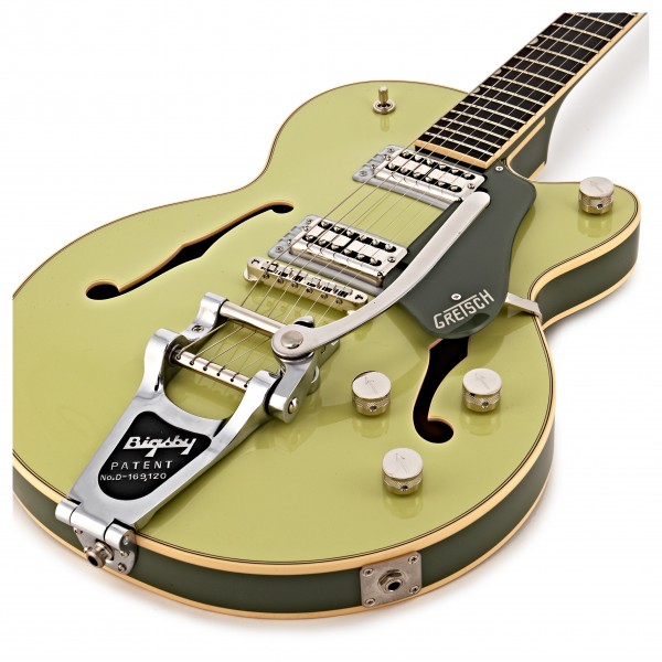 DISC Gretsch G6659T Broadkaster Jr w/ Bigsby, 2-Tone Smoke