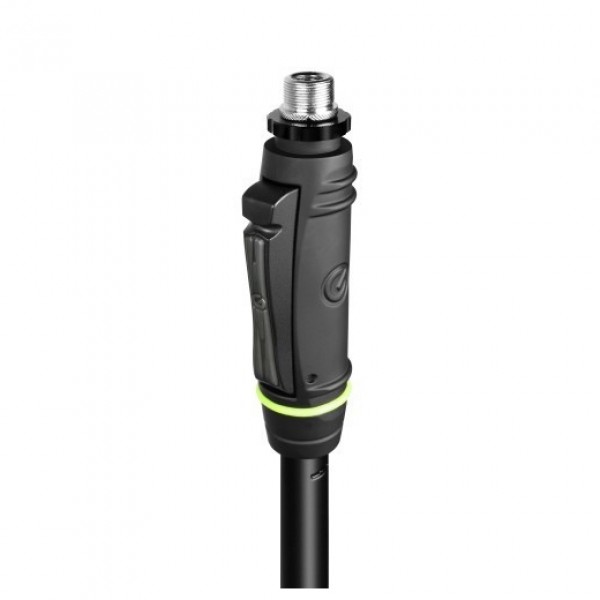 Gravity GMS231HB Round Base Microphone Stand with One-Hand Clutch - Top, with Grip