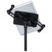 Quiklok LPH007 Universal Tablet Stand, Black - Rest, with Tablet, Back