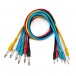 Mono 3.5mm to 6.3mm Jack Patch Cable, 60cm, 6 Pack by Gear4music