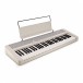 Casio CT-S1 Portable Keyboard, White - Music Stand, Tilt