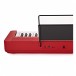 Casio CT-S1 Portable Keyboard, Red - Back, Close-up