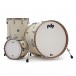 PDP Concept Classic Ltd 3pc Shell Pack, Twisted Ivory w/ Walnut Hoops