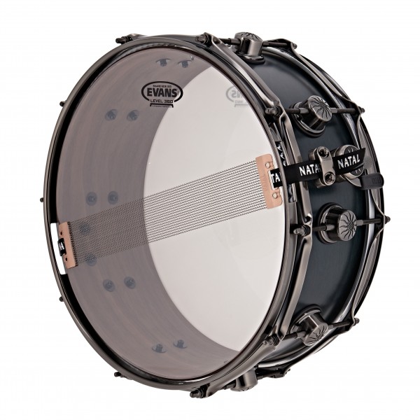 Natal Originals Walnut 14 x 5.5" Snare Drum, Cerulean Blue
