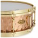 WorldMax 14'' x 5'' Hammered Bronze Snare Drum, Brass HW