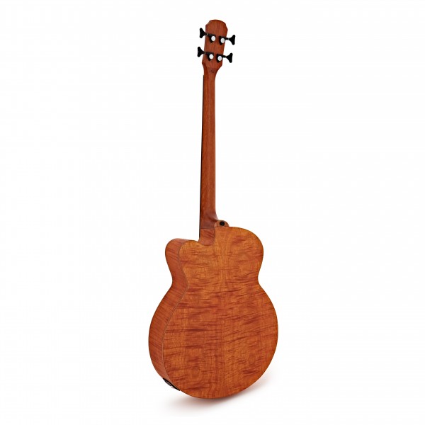 Aria FEB F2/FL Acoustic Bass, Flame Nato Natural