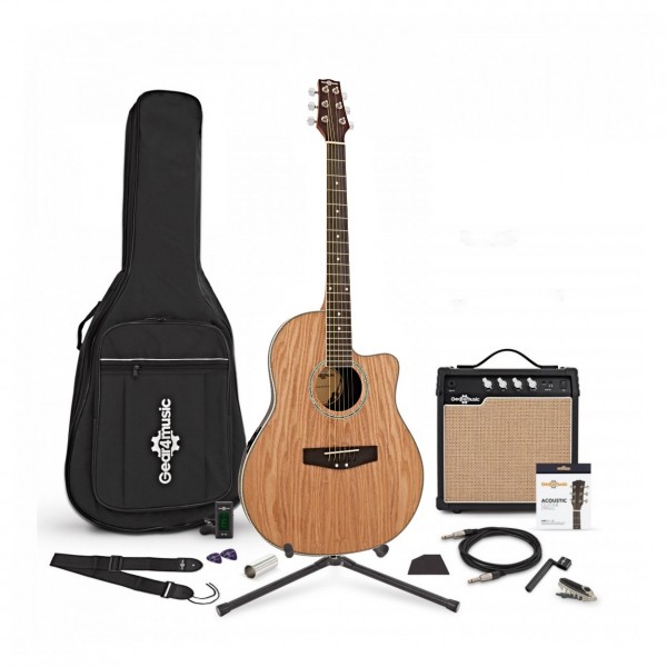 Deluxe Round Back Acoustic Guitar + Complete Pack