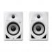 Pioneer DJ DM-50D Active Monitor Speakers, White