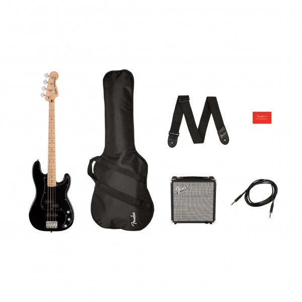 Squier Affinity Precision Bass PJ Pack MN, Black