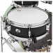 Dixon Drums Jet Set Plus 5pc Drum Kit w/Hardware, Black Green