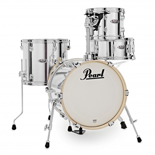 Pearl Midtown 4pc Compact Shell Pack, Polished Chrome