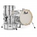 Pearl Midtown 4pc Compact Shell Pack, Polished Chrome