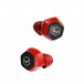 V-Moda Hexamove Lite True Wireless Earbuds, Red - Flying 1