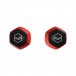 V-Moda Hexamove Lite True Wireless Earbuds, Red - Front