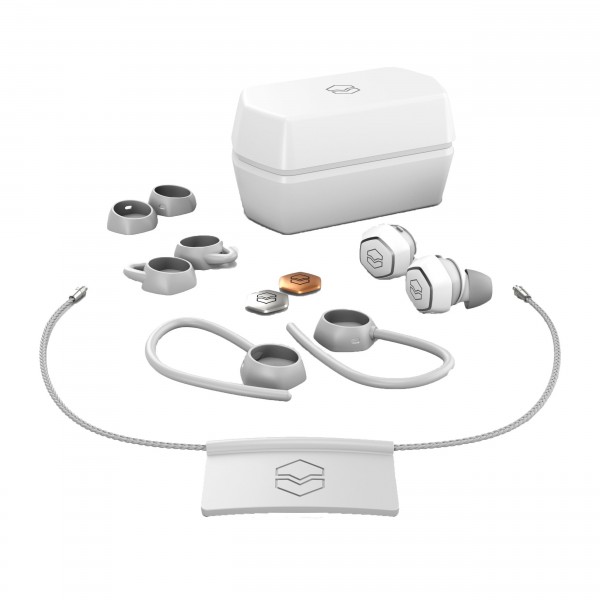 V-Moda Hexamove Pro True Wireless Earbuds, White at Gear4music