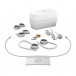 V-Moda Hexamove Pro True Wireless Earbuds, White - Accessories