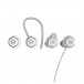 V-Moda Hexamove Pro True Wireless Earbuds, White - Fit Options