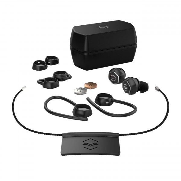 V-Moda Hexamove Pro True Wireless Earbuds, Black - Accessories