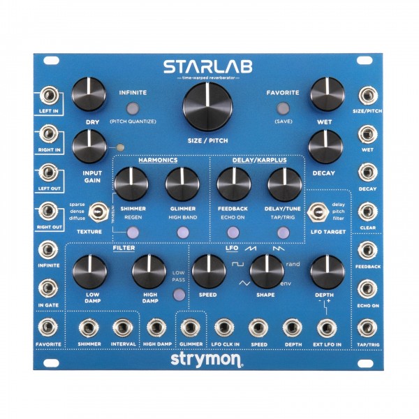 Strymon Starlab Eurorack Time-warped Reverberator - Front