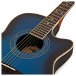 Roundback Electro Acoustic Guitar by Gear4music, Blue Burst