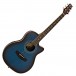 Roundback Electro Acoustic Guitar by Gear4music, Blue Burst