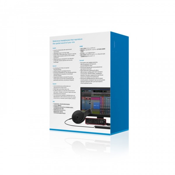 Sennheiser HD 400 PRO Studio Reference Headphones - Boxed, Back