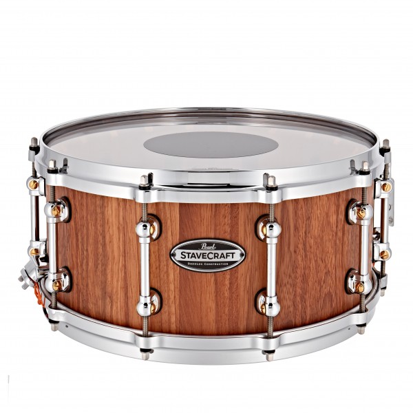 Pearl Stavecraft 14" x 6.5" Makha Snare Drum, Satin Natural