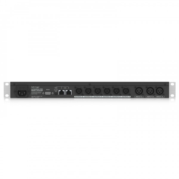 Behringer DCX2496 UltraDrive Loudspeaker Management System - Rear