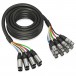 Behringer GMX-500 5m 8-Way Multicore XLR Cable - Left