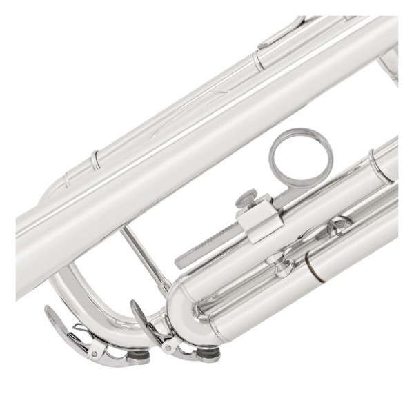 Student Trumpet, Silver by Gear4music + Beginner Pack