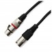 Venom RATTLER-30 XLR-XLR Microphone Lead 30ft