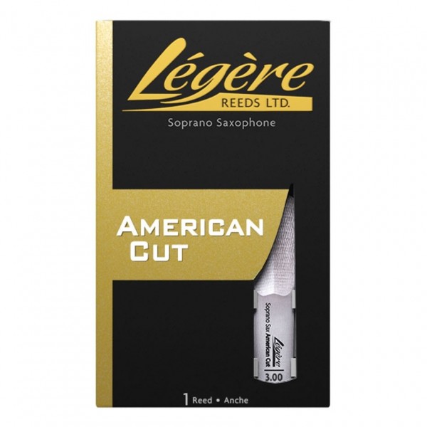 Legere Soprano Saxophone American Cut Synthetic Reed, 3