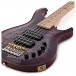 PRS Gary Grainger V String Bass, 10 Top Charcoal Purpleburst #0322755