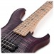 PRS Gary Grainger V String Bass, 10 Top Charcoal Purpleburst #0322755