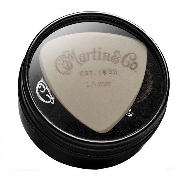 Martin Luxe Contour Pick - Pick and Tin View