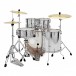 Pearl Export 22'' Am Fusion Drum Kit w/Stool and Sticks, Chrome