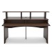 modul 3-Tier Pro Audio 8U Studio Desk, Walnut