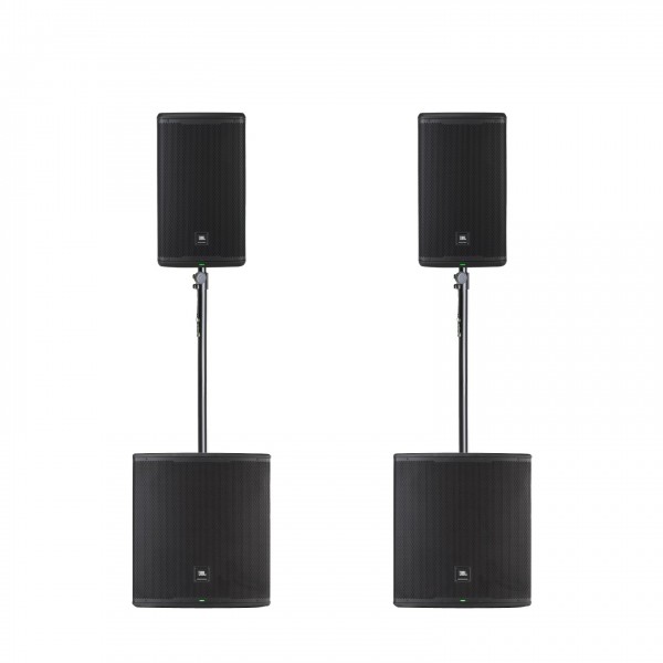 JBL EON712 and EON 718S Active Stereo PA System