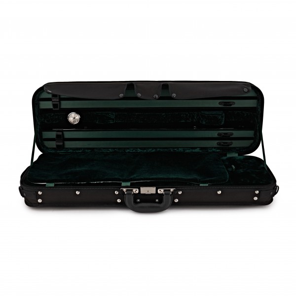 Gewa Liuteria Maestro Violin Case, Black and Green