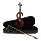Stagg S-Shaped Electric Violin Outfit, Violin Burst