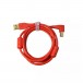 DJ Tech Tools Chroma Angled USB Cable, Red