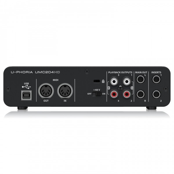 人気ブランドからコーディネートを探す Behringer U-PHORIA Gear4music at Interface Audio USB UMC204HD DTM・DAW